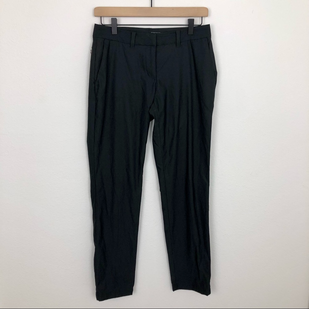 Nike Black Dri Fit Golf Pants Belt Loops Pockets